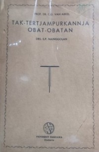 Tak Tertjampurkannja Obat-Obatan