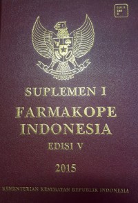 Suplemen I Farmakope Indonesia Edisi V