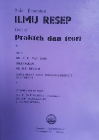 Ilmu Resep dalam Praktek dan Teori