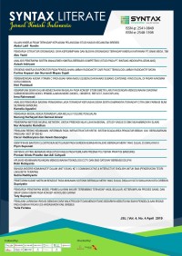 Syntax Literate: Jurnal Ilmiah Indonesia