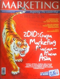 Majalah Marketing Edisi 01/X/Januari 2010
